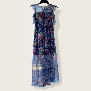 Bonnie Jean Girls Floral maxi dress
